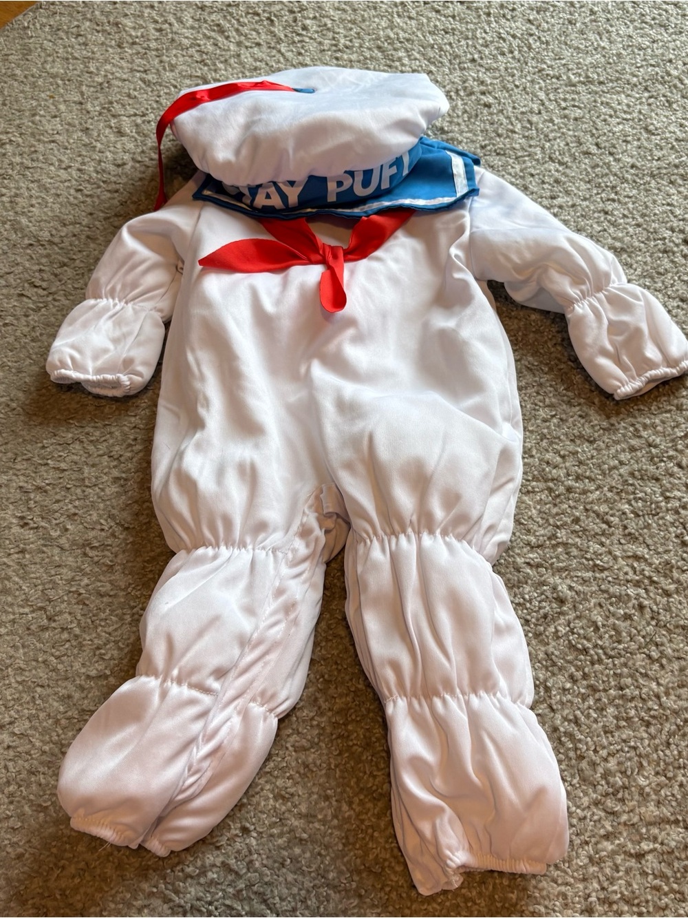 Ghostbusters Stay Puft Marshmallow Man Costume 6-12 months Kids Halloween